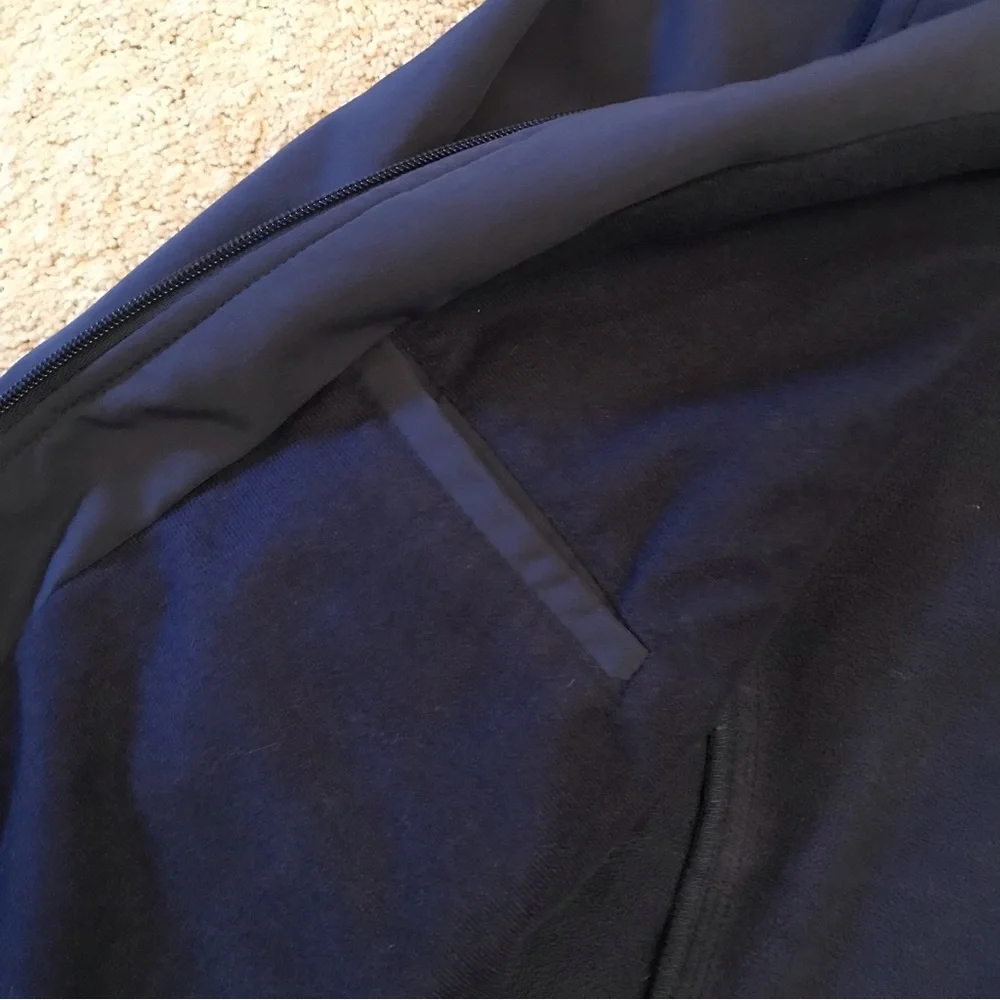 NFL Seattle Seahawks Stadium Jacket Adult Size Large Soft Shell Fleece Dark Blue - Picture 10 of 13